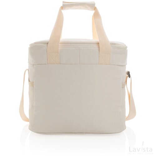 Impact AWARE™ 16 oz. recycled canvas koeltas gebroken wit