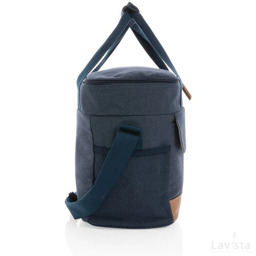 Impact AWARE™ 16 oz. recycled canvas koeltas blauw