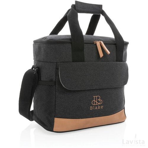 Impact AWARE™ 16 oz. recycled canvas koeltas zwart