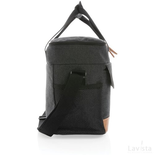 Impact AWARE™ 16 oz. recycled canvas koeltas zwart
