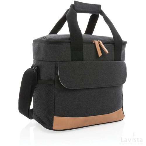 Impact AWARE™ 16 oz. recycled canvas koeltas zwart