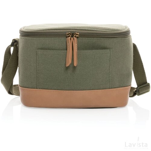 Impact AWARE™ 16 oz. rcanvas koeltas voor zes blikjes groen
