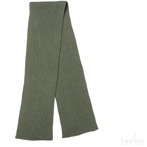 Impact AWARE™ Polylana® dubbel gebreide sjaal 180x25cm groen