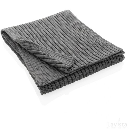 Impact AWARE™ Polylana® dubbel gebreide sjaal 180x25cm grijs