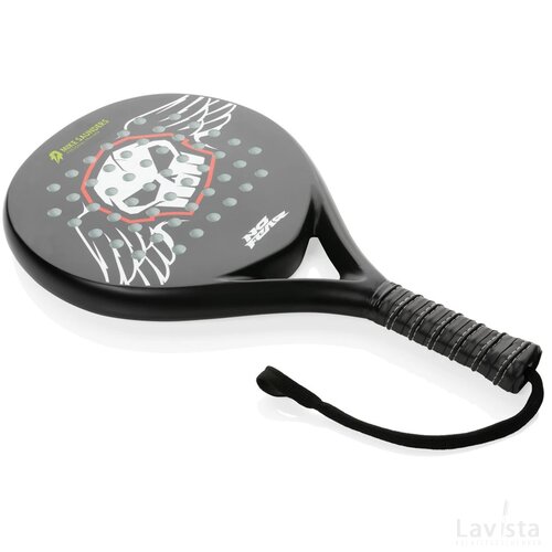 No Fear Fiber Glass Padel Racket zwart