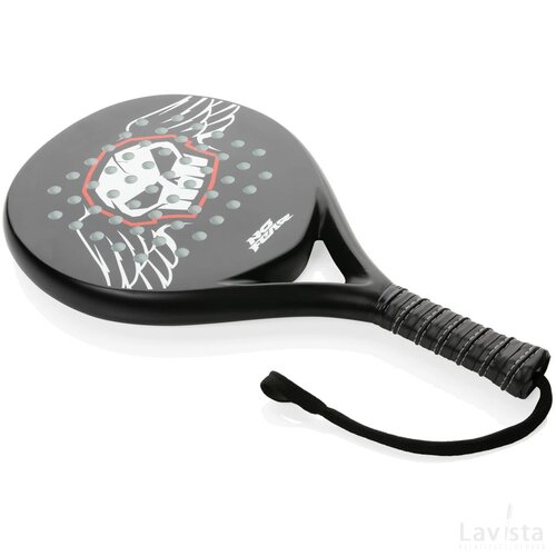 No Fear Fiber Glass Padel Racket zwart
