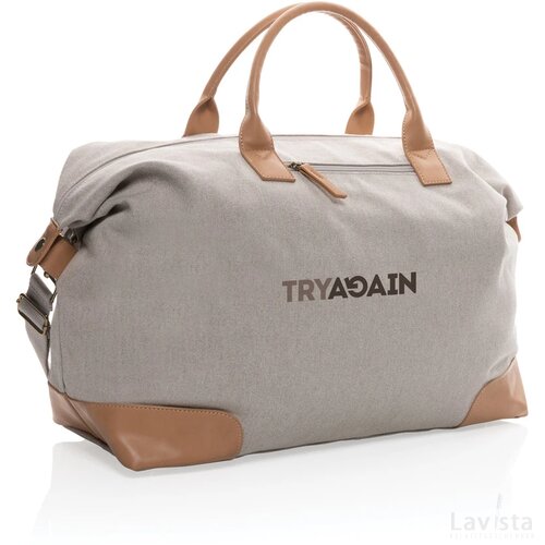 Impact AWARE™ 16 oz. rcanvas large weekendtas grijs