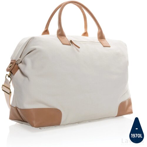 Impact AWARE™ 16 oz. rcanvas large weekendtas gebroken wit