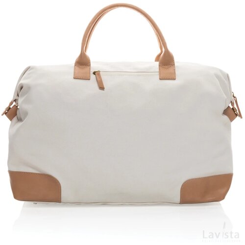 Impact AWARE™ 16 oz. rcanvas large weekendtas gebroken wit