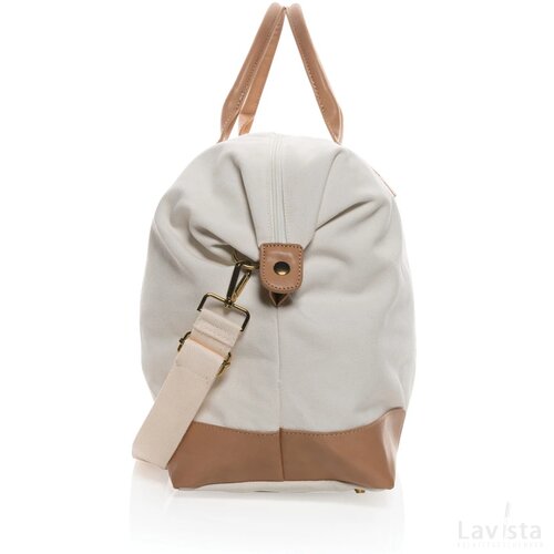 Impact AWARE™ 16 oz. rcanvas large weekendtas gebroken wit