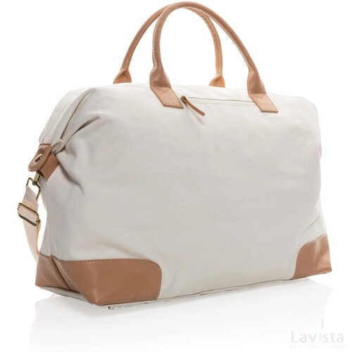 Impact AWARE™ 16 oz. rcanvas large weekendtas gebroken wit