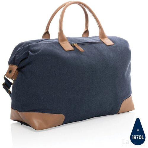 Impact AWARE™ 16 oz. rcanvas large weekendtas blauw