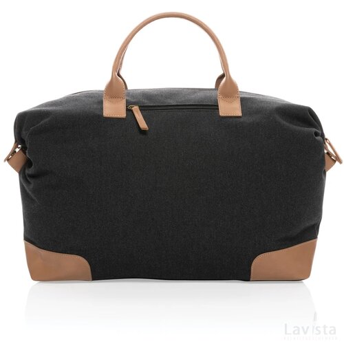 Impact AWARE™ 16 oz. rcanvas large weekendtas zwart