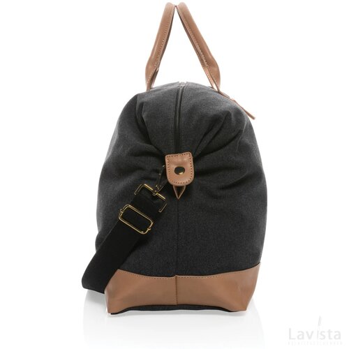 Impact AWARE™ 16 oz. rcanvas large weekendtas zwart