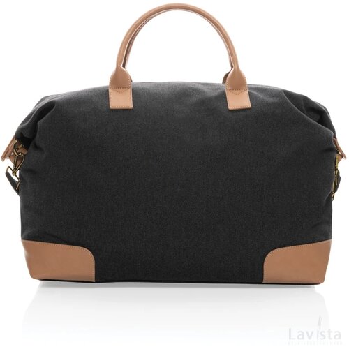Impact AWARE™ 16 oz. rcanvas large weekendtas zwart