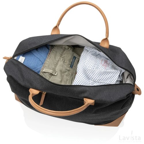 Impact AWARE™ 16 oz. rcanvas large weekendtas zwart