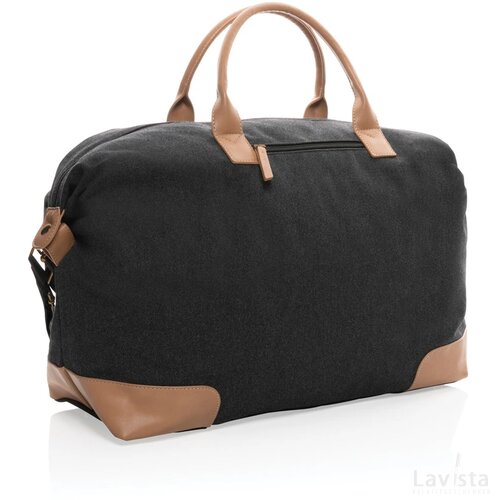 Impact AWARE™ 16 oz. rcanvas large weekendtas zwart