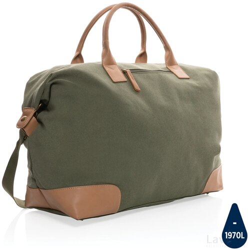 Impact AWARE™ 16 oz. rcanvas large weekendtas groen