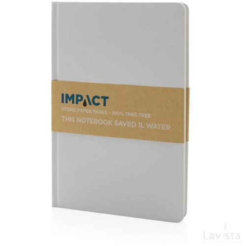 Impact hardcover steenpapier notitieboek A5 wit