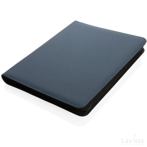 Impact Aware™ deluxe 300D tech portfolio met rits donkerblauw