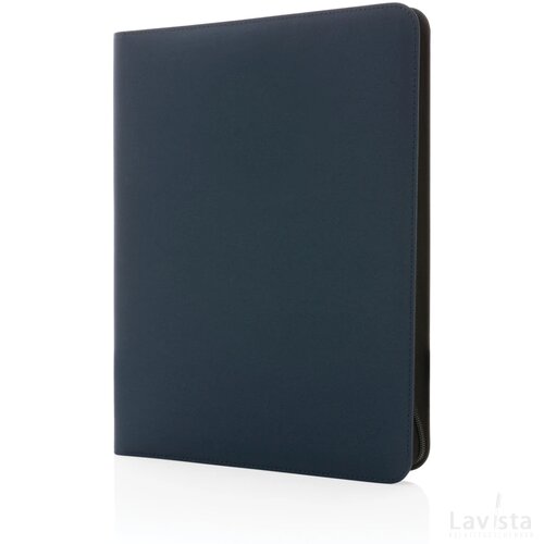 Impact Aware™ deluxe 300D tech portfolio met rits donkerblauw