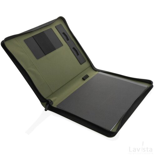 Impact Aware™ deluxe 300D tech portfolio met rits groen