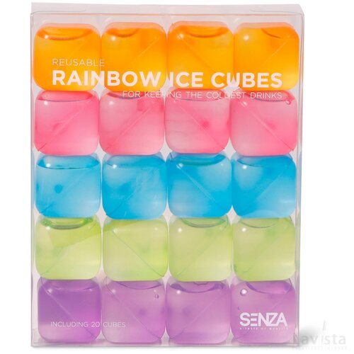 SENZA Herbruikbare Regenboog Ijsblokjes