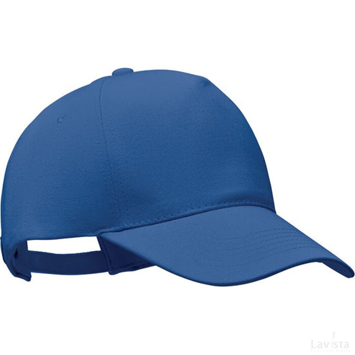 Baseball cap biologisch katoen Bicca cap blauw