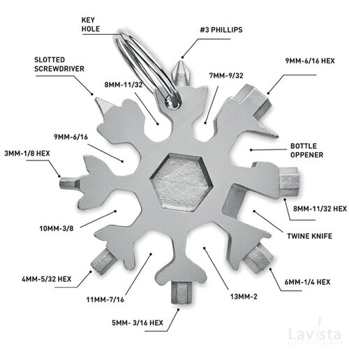Roestvrij stalen multi-tool Floquet titanium
