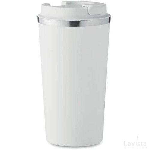 Dubbelwandige beker 510 ml Brace + wit