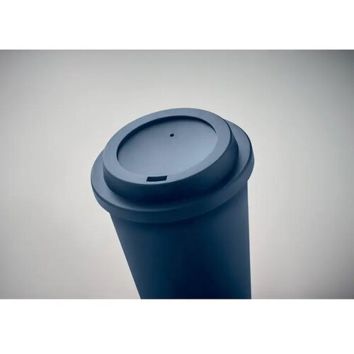 Dubbelwandige PP beker Kobaltblauw 300 ml