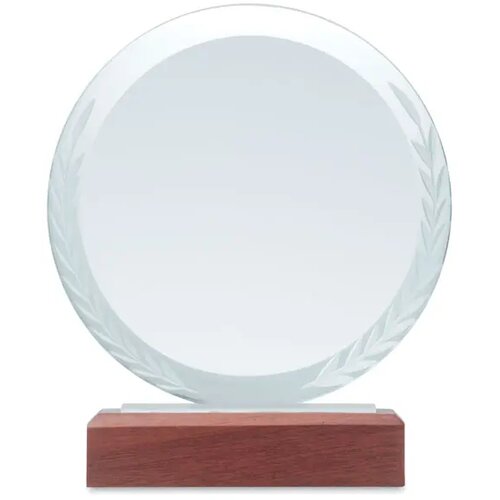 Ronde award plaquette Keen bruin