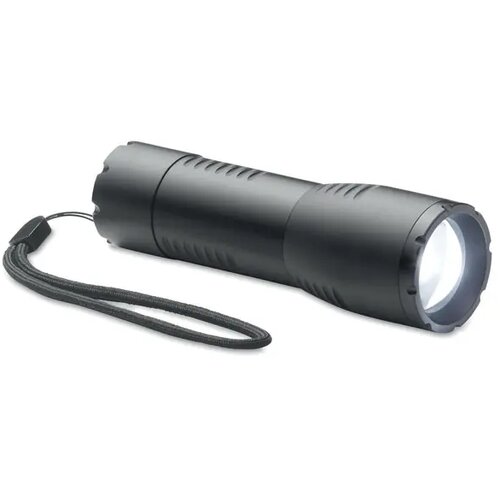 Kleine aluminium led-zaklamp Zwart