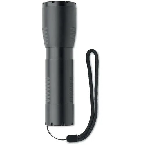 Kleine aluminium led-zaklamp Zwart
