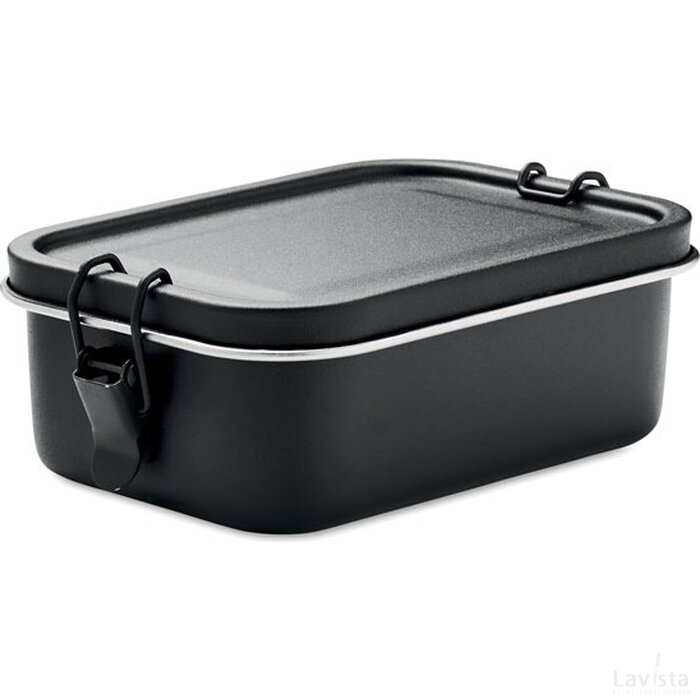 Rvs lunchbox 750ml Chan lunchbox colour zwart