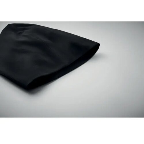 Katoenen beanie muts Zwart