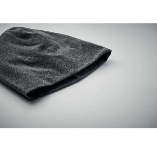 Katoenen beanie muts Grijs