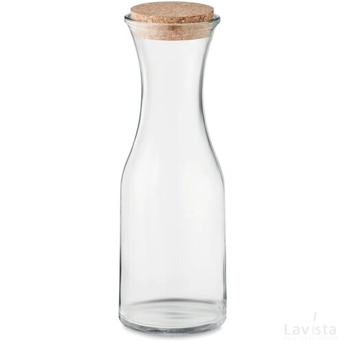 Karaf van gerecycled glas 1l Picca transparant