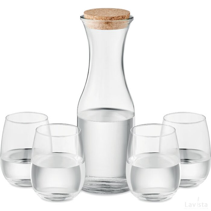 Drankenset gerecycled glas Piccadilly transparant