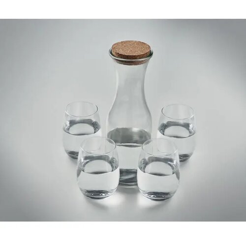 Drankenset gerecycled glas Piccadilly transparant