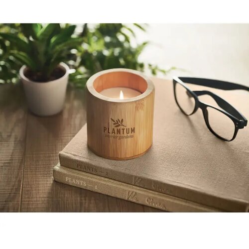 Plantaardige waskaars 160 gr Giza hout