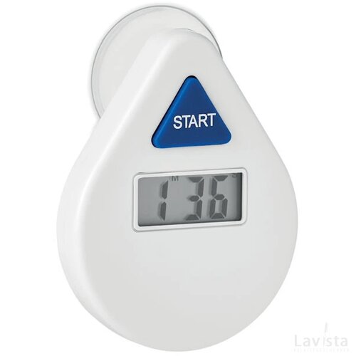 5 minuten douche timer 5 min wit