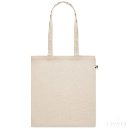Boodschappentas recycled katoen Zoco beige