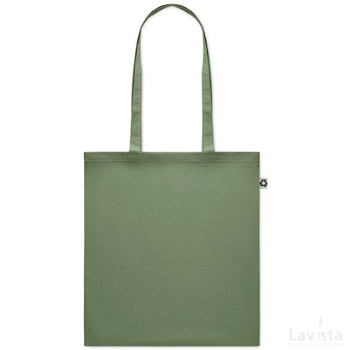Boodschappentas recycled katoen Zoco colour groen