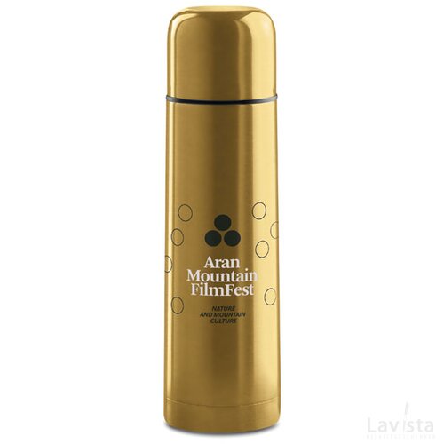 Dubbelwandige thermosfles (500 ml) Goud