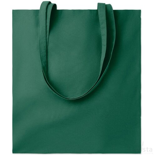 Katoenen boodschappentas Cottonel colour + donkergroen