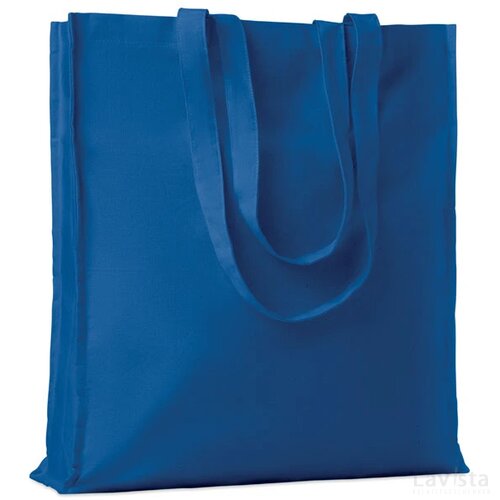 Katoenen boodschappentas Portobello royal blauw