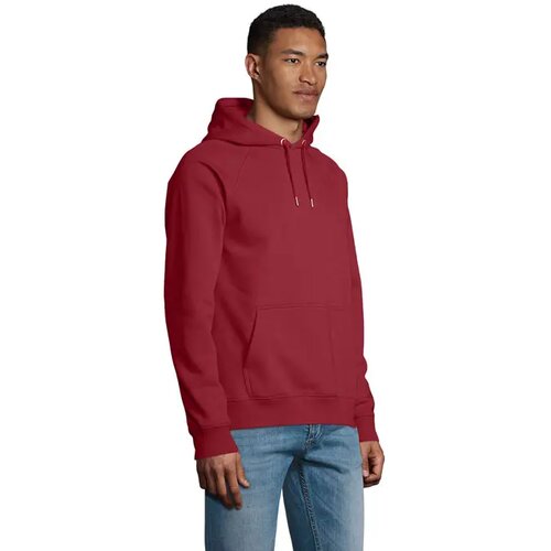 Stellar hood sweater 280g Stellar burgundy