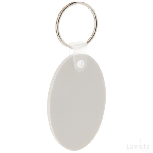 Foamy B Sleutelhanger Wit