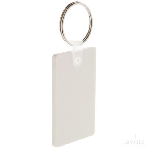 Foamy D Sleutelhanger Wit